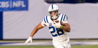 Indianapolis Colts running back Johnathan Taylor.