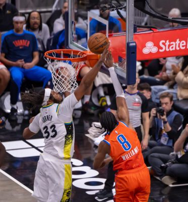 Oklahoma City Thunder at Indiana Pacers NBA basketball game photos.