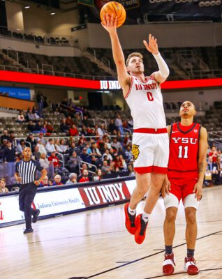Youngstown State at Indiana University Indianapolis NCAA basketball game.
