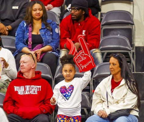 Youngstown State at Indiana University Indianapolis NCAA basketball game.