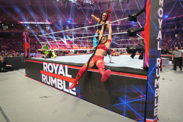 WWE Royal Rumble Bayley and Bianca Bel-Air.