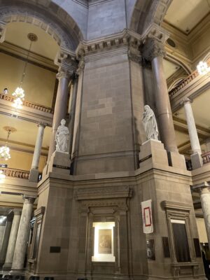 Inside the Indiana Statehouse. (Photo/Camike Jones)