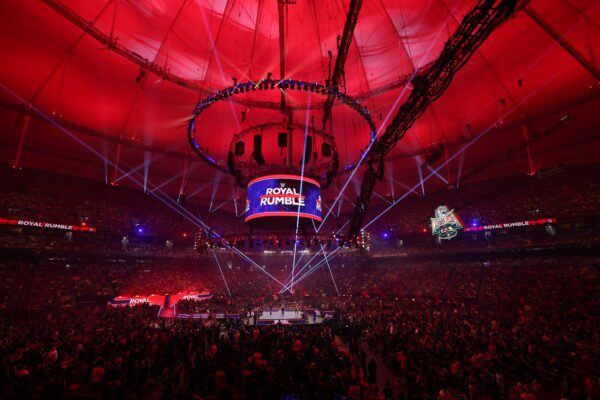 WWE Royal Rumble and the economic impact in Indianapolis.
