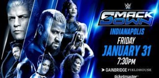WWE Friday Night Smackdown in Indianapolis Jan 31 2025.