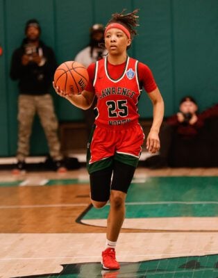 Lawrence North High School point guard KeAdriah Butler on February 8, 2025. (Photo/David Dixon)