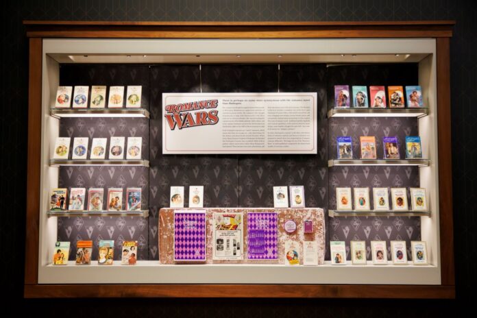 The “Love in the Library: Romance in English” collection is on display at the Lilly Library through Feb. 15. (Photo/James Brosher for Indiana University)