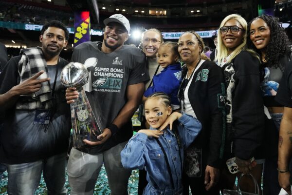 Saquon Barkley and company after Super Bowl LIX.