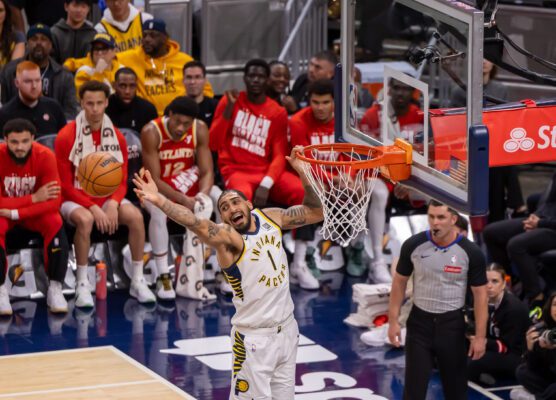 Atlanta Hawks at Indiana Pacers NBA Game.
