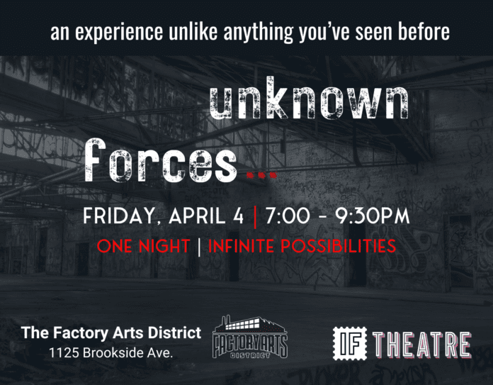 IF Theatre’s “unknown forces” will be a new, unique experience for both artists and audiences.