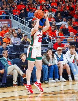 Lawrence North's Kalea Bentley ) during the IHSAA Class 4a Girls Basketball Championship on March 1, 2025. (Photo/David Dixon)