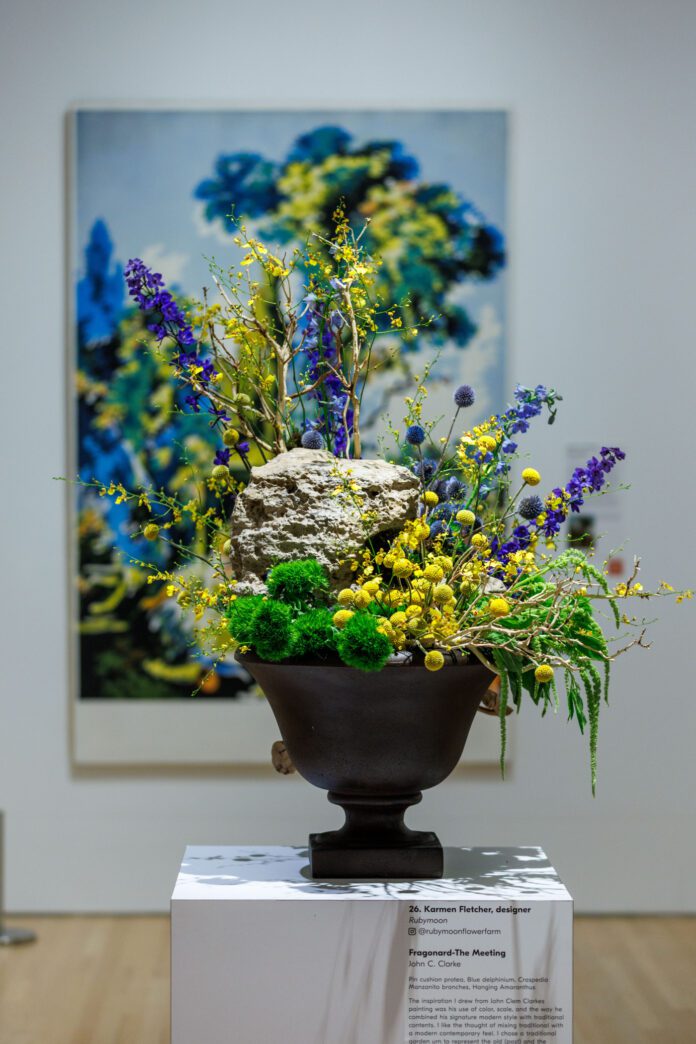 The 5th annual Art in Bloom is on display at Newfields beginning March 20. (Photo/Newfields)