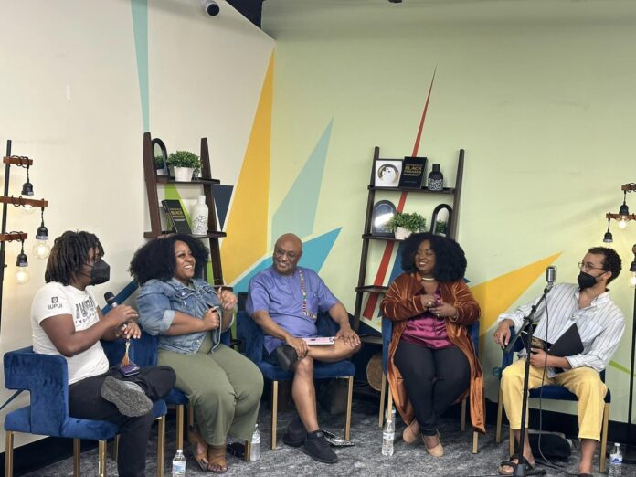 MO*CON, a weekend-long, low-pressure convention started by Hoosier author Maurice Broaddus ,will include panel discussions, live music, after-parties and low-pressure opportunities to meet and chat with writers. (Photo/Sally Broaddus)