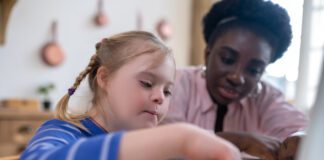 girl with down syndrome