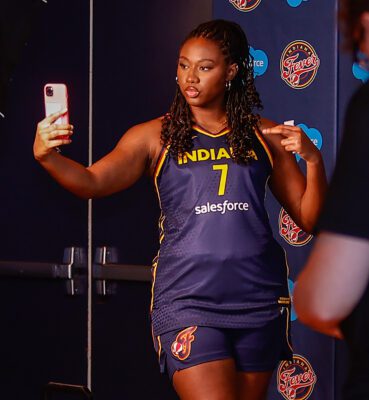 WNBA Aliyah Boston Media Day 2025.