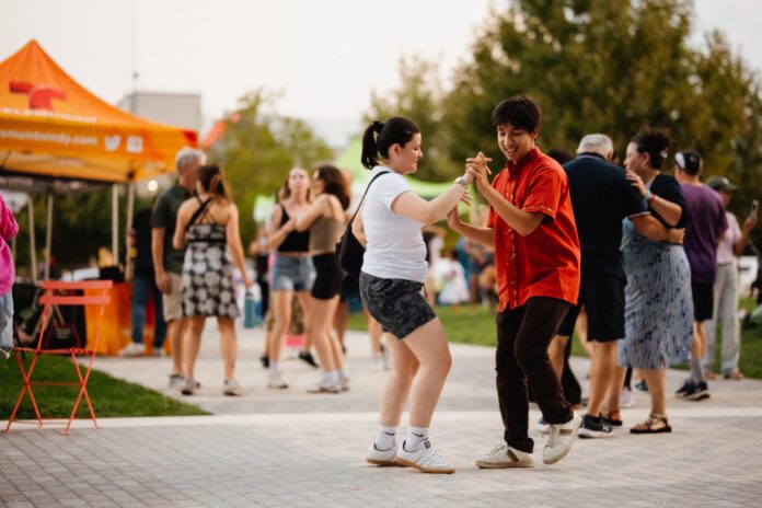 Part of the free programming at the Indianapolis Cultural Trail includes Viernes Cultural: Latin Night at Lugar Plaza. (Photo provided/Indianapolis Cultural Trail)