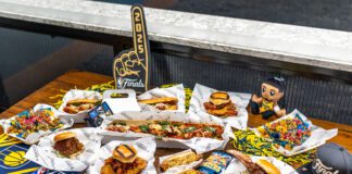NBA Finals food Indiana Pacers Levy Restaurants Gainbridge Fieldhouse 2025.
