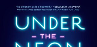 “Under the Neon Lights,” which officially hit shelves on June 3, is Hoosier author Arriel Vinson’s debut novel. (Book cover image/Penguin Random House)