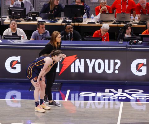 Indiana Fever New York Liberty WNBA basketball game June 2025.