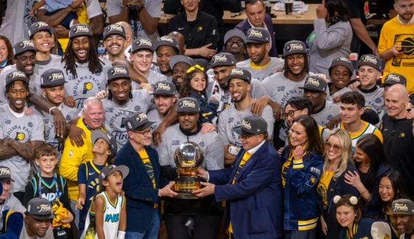 NBA Eastern Conference Finals winners the Indiana Pacers.