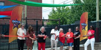 The 2025 WNBA All-Star Host Committee unveiled a new mural, "Rooted Together" during a ribbon-cutting celebration at the Fletcher Place Community Center on June 26. (Photo/Mia Moore)