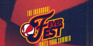 Fever Fest, the inaugural comedy and music festival hosted by Pacers Sports & Entertainment and Hartbeat, kicks off at 5 p.m. on July 19 at the Everwise Amphitheater during the 2025 WNBA All-Star Weekend. (Graphic provided/Pacers Sports & Entertainment)