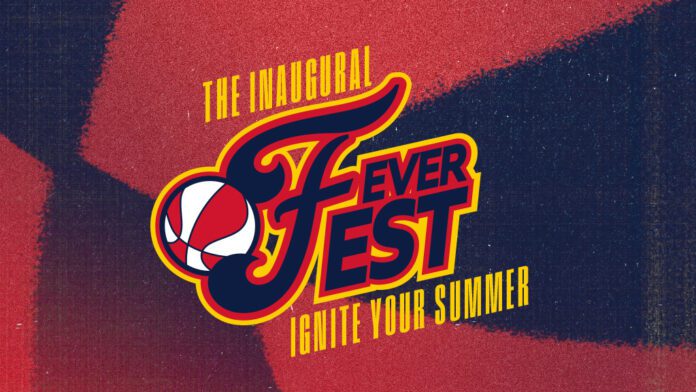 Fever Fest, the inaugural comedy and music festival hosted by Pacers Sports & Entertainment and Hartbeat, kicks off at 5 p.m. on July 19 at the Everwise Amphitheater during the 2025 WNBA All-Star Weekend. (Graphic provided/Pacers Sports & Entertainment)