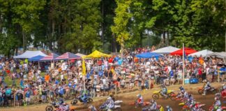 Thousands of race fans will line the fences around Ironman Raceway for the ninth race of the 2025 Pro Motocross Championship. (Photo/MX Sports Pro Racing, Inc.)