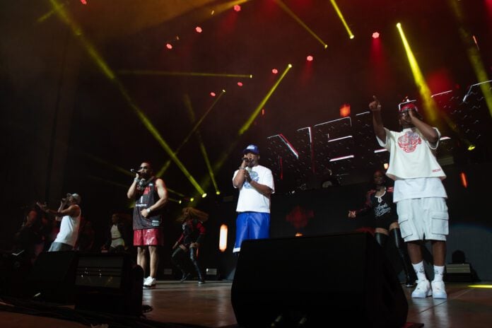 The "Where the Party At Tour," featuring Nelly, Ja Rule and Eve alongside special guests Chingy and St. Lunatics, included a nostalgic but lively stop at Ruoff Music Center in Noblesville on Aug. 14.  