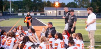 Beech Grove Flag Football Girl's Sport 2025.