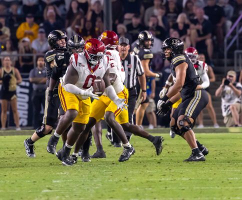 Purdue University and the University of Southern California (USC) NCAA Big Ten men's football game September 2025.