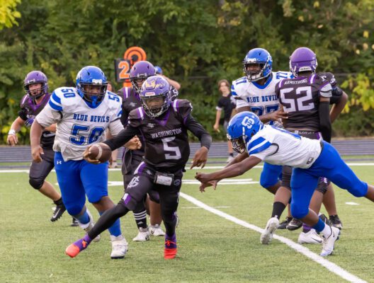 Shortridge High School versus Washington High School football IHSAA 2025.