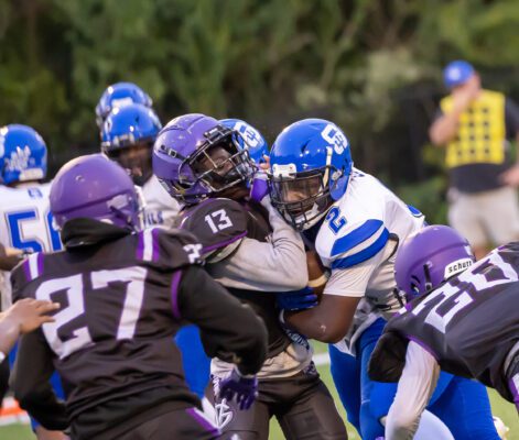 Shortridge High School versus Washington High School football IHSAA 2025.