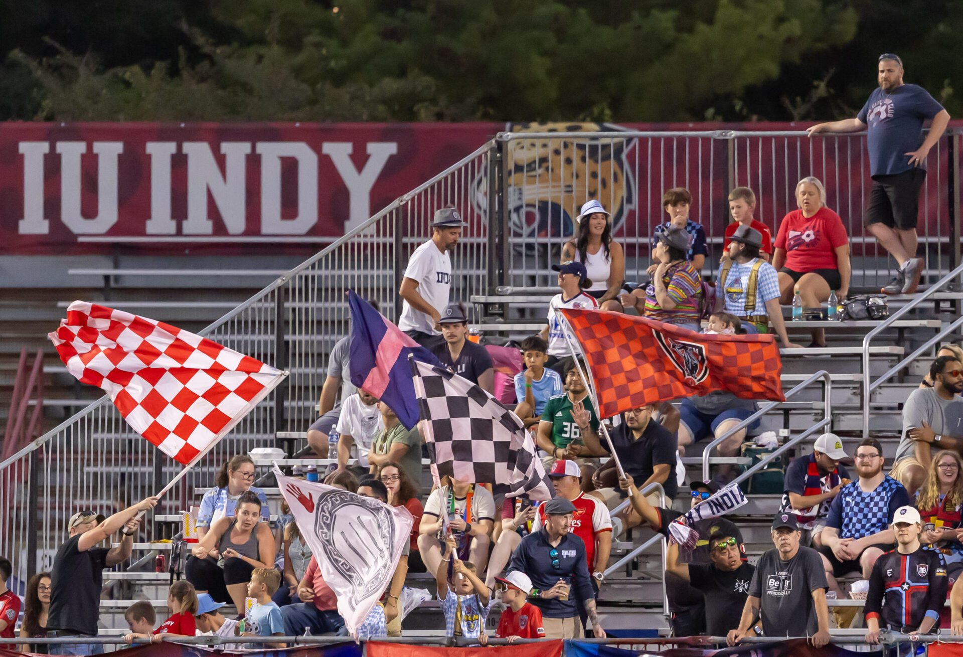 Indy Eleven FC Tulsa Soccer Match Indinapolis, Indiana.