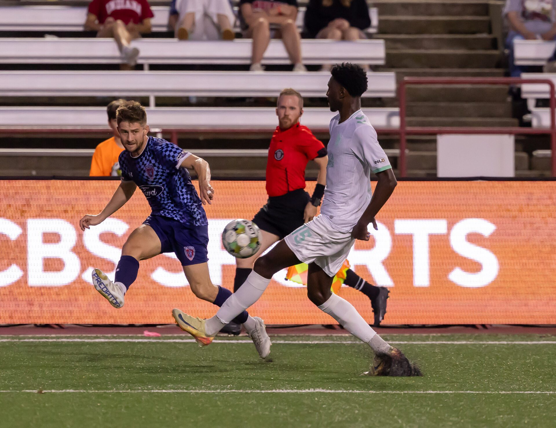 Indy Eleven FC Tulsa Soccer Match Indinapolis, Indiana.