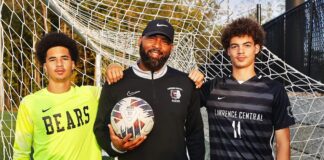 Lawrence Central High School soccer in Fall of 2025.