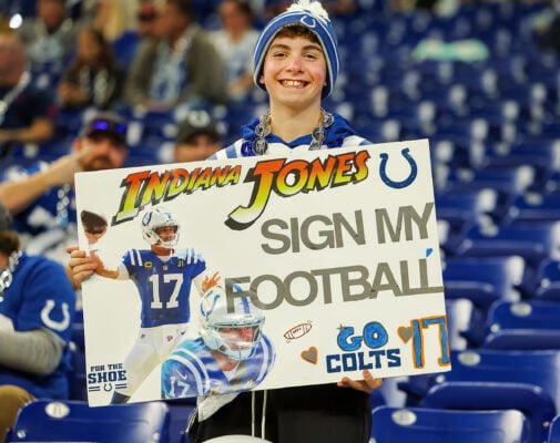 Scenes from the Indianapolis Colts versus the Tennessee Titans NFL game, held on October 26, 2025, at Lucas Oil Stadium, in downtown Indianapolis, Indiana. (Photo/David Dixon)