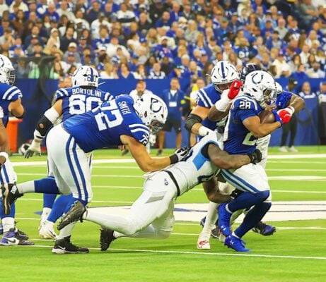 Scenes from the Indianapolis Colts versus the Tennessee Titans NFL game, held on October 26, 2025, at Lucas Oil Stadium, in downtown Indianapolis, Indiana. (Photo/David Dixon)
