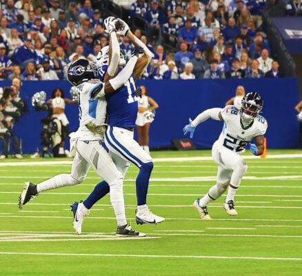 Scenes from the Indianapolis Colts versus the Tennessee Titans NFL game, held on October 26, 2025, at Lucas Oil Stadium, in downtown Indianapolis, Indiana. (Photo/David Dixon)