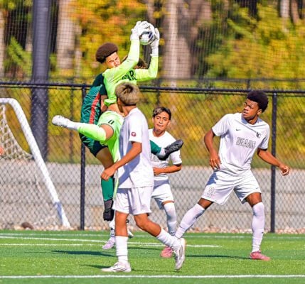 Lawrence Central High School soccer in Fall of 2025.