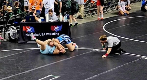 Indiana wrestler and trailblazer Amia Quarles.