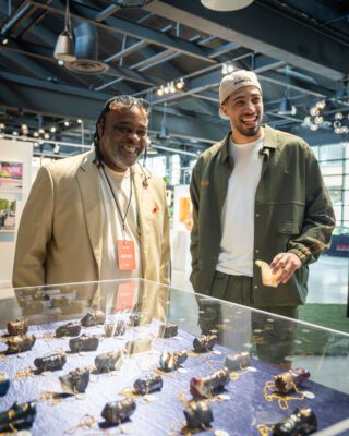 Gary Gee and Tyrese Haliburton at BUTTER 5 at the Stutz. (Photo provided/Casey Harrison)