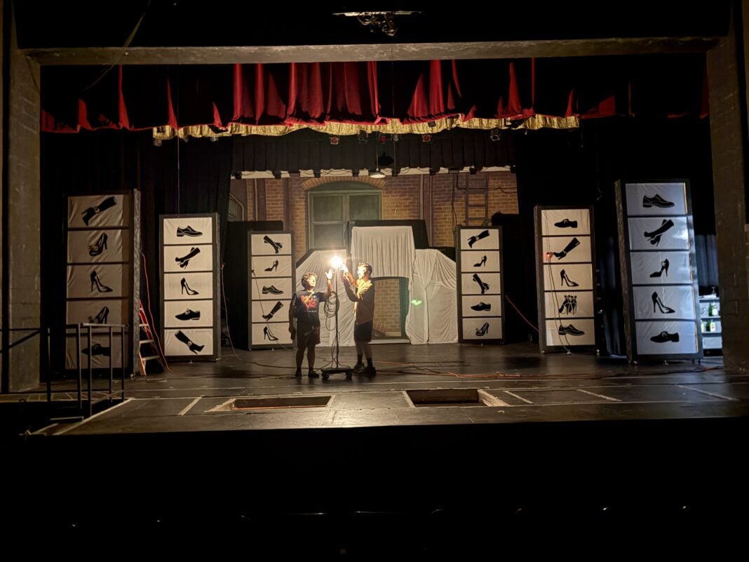 Footlite Musicals leaves out a ghost light onstage for any spirits who may haunt the Hedback Theatre at night. (Photo provided/Nicole Sherlock)