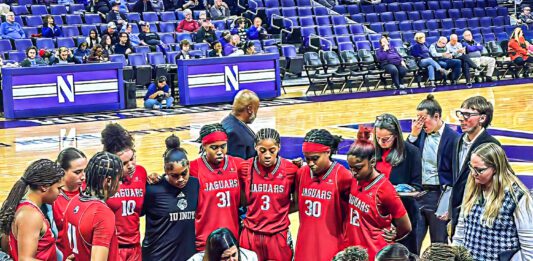 IU Indy versus Northwestern women's basketball NCAA November 2025.
