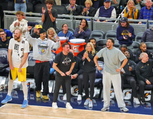 Milwaukee Bucks at Indiana Pacers NBA basketball game downtown Indianapolis November 2025.