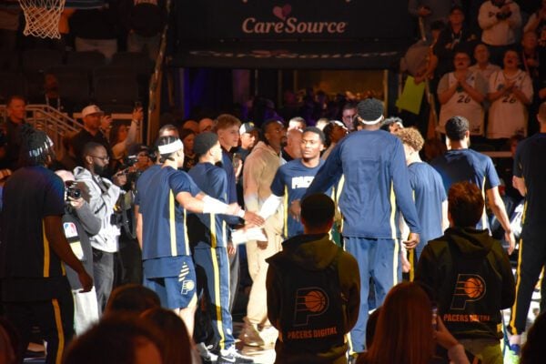 Charlotte Hornets and Indiana Pacers NBA professional basketball game at Gainbridge Fieldhouse in downtown Indianapolis, Indiana in November of 2025. Photo taken by Tiffany Nmose of the Indianapolis Recorder and Indiana Minority Business Magazine.