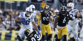 Indianapolis Colts at Pittsburgh Steelers NFL Game Week 9 November 2025.