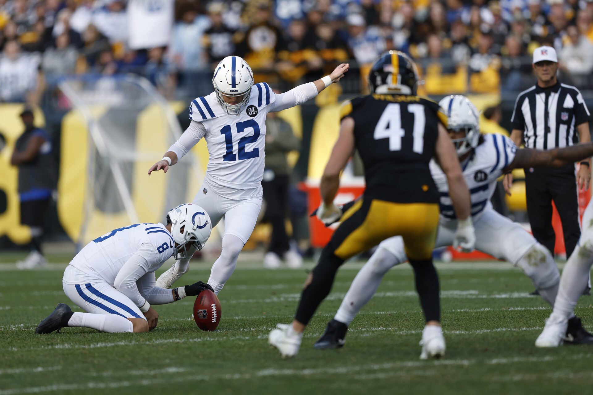 Indianapolis Colts at Pittsburgh Steelers NFL Game Week 9 November 2025.