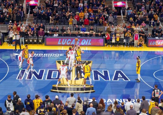 NBA Cup game between Indiana Pacers and Washington Wizards on November 28, 2025, Black Friday, at Gainbridge Fieldhouse, in Indianapolis. Photo taken by David Dixon of the Indianapolis Recorder Newspaper.