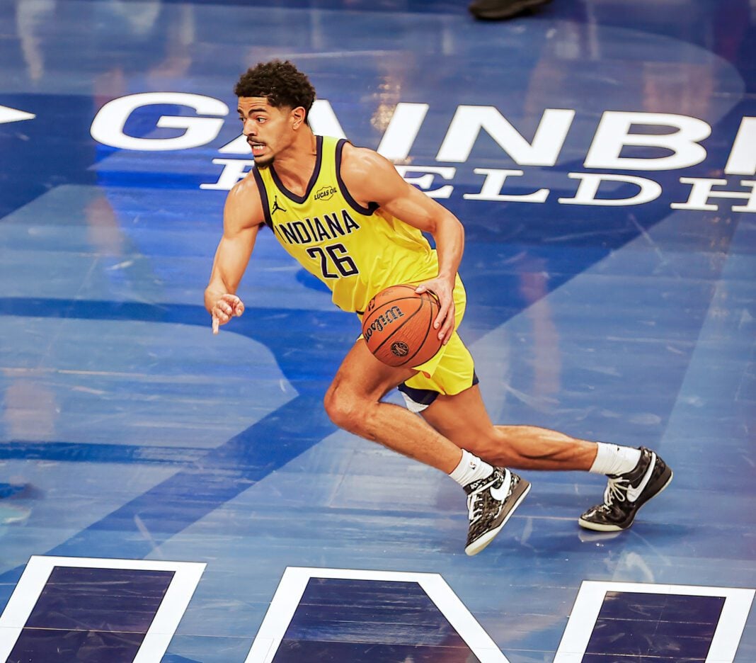 NBA Cup game between Indiana Pacers and Washington Wizards on November 28, 2025, Black Friday, at Gainbridge Fieldhouse, in Indianapolis. Photo taken by David Dixon of the Indianapolis Recorder Newspaper.