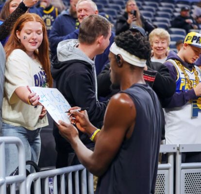 NBA Cup game between Indiana Pacers and Washington Wizards on November 28, 2025, Black Friday, at Gainbridge Fieldhouse, in Indianapolis. Photo taken by David Dixon of the Indianapolis Recorder Newspaper.